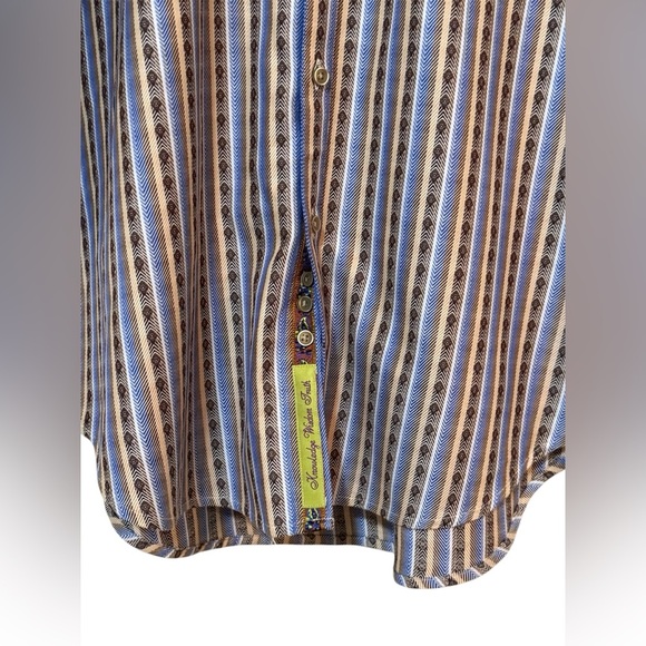 NWOT TWO Robert Graham Men's Medium Long Sleeve Button Down Dress Shirts - Picture 3 of 9